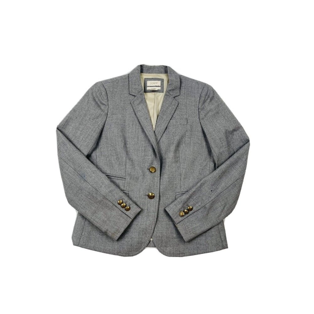 J. Crew Wool School Boy Blazer Equestrian Jacket